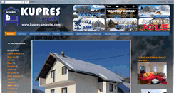 Desktop Screenshot of kupres-smjestaj.com
